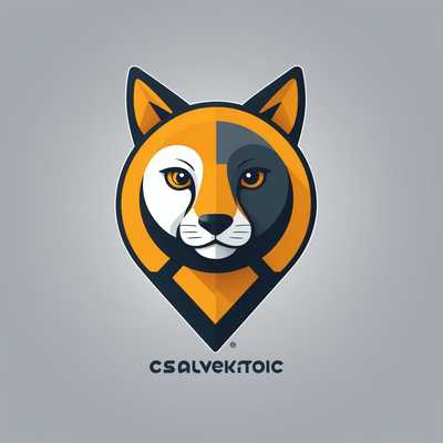 Das Bild zeigt ein minimalistisch modernes Maskottchen-Logo. Das Design zeichnet sich durch klare Linien und einfache Formen aus, die eine abstrakte, aber erkennbare Figur schaffen. Die Farbpalette ist begrenzt und verwendet oft kontrastierende Farben, um die Einfachheit und Modernität des Designs zu betonen. Das Logo kombiniert Elemente der Illustration und Ikonografie zu einem kohärenten und optisch ansprechenden Maskottchen.