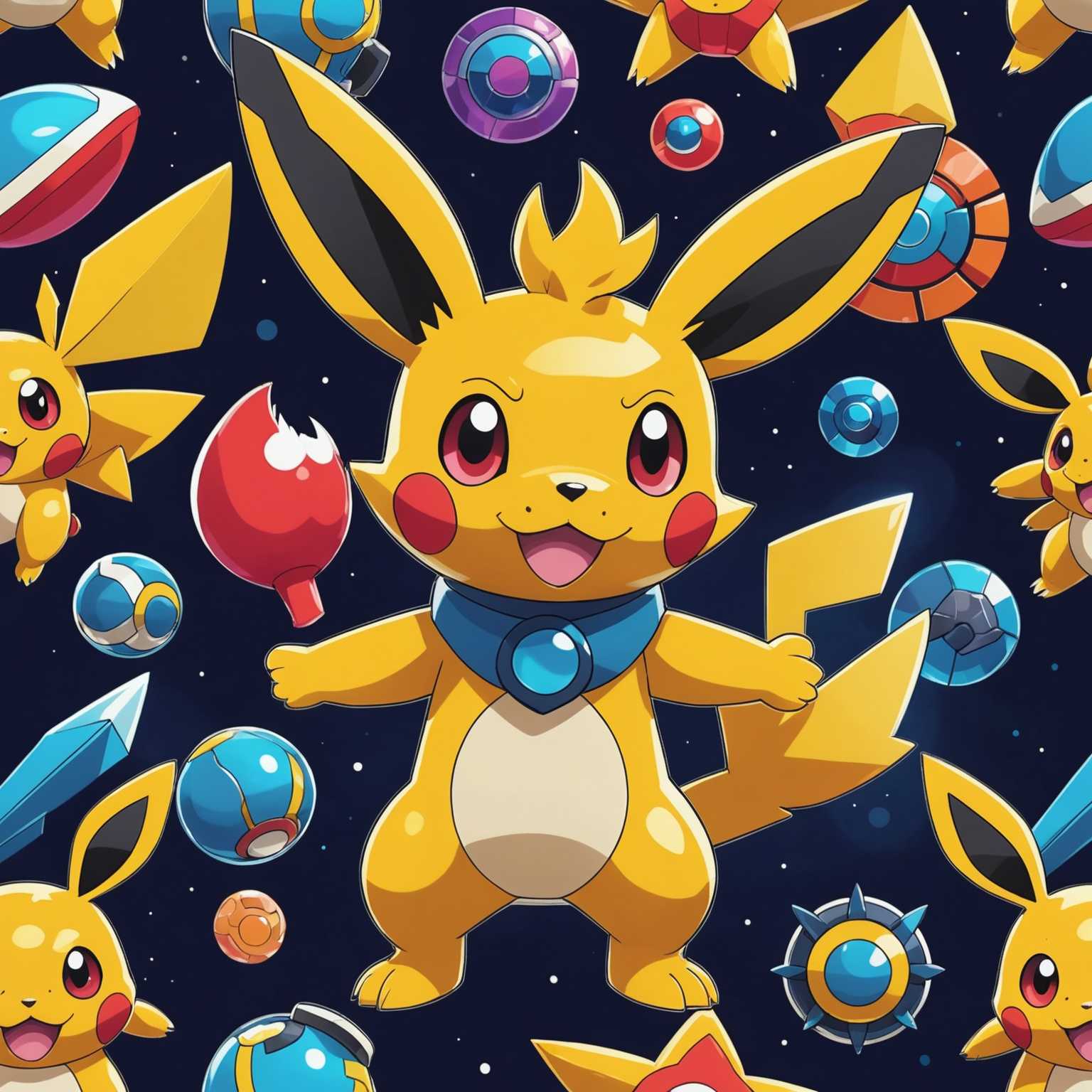 Das Bild zeigt eine Serie neuer Fakemon- und Pokemon-Trainer-Designs. Die Trainer sind im Anime-Stil dargestellt und tragen jeweils unterschiedliche Outfits und Accessoires, die ihre individuellen Persönlichkeiten und Rollen widerspiegeln. Die Fakemon sind kreativ gestaltete Kreaturen, jede mit einzigartigen Formen, Farben und Merkmalen, die sie von bestehenden Pokemon unterscheiden. Die gesamte Illustration ist lebendig und dynamisch und fängt das Wesen des Pokemon-Universums mit einem frischen Ansatz ein.