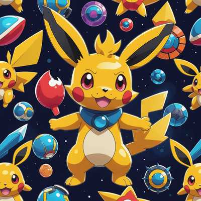 Das Bild zeigt eine Serie neuer Fakemon- und Pokemon-Trainer-Designs. Die Trainer sind im Anime-Stil dargestellt und tragen jeweils unterschiedliche Outfits und Accessoires, die ihre individuellen Persönlichkeiten und Rollen widerspiegeln. Die Fakemon sind kreativ gestaltete Kreaturen, jede mit einzigartigen Formen, Farben und Merkmalen, die sie von bestehenden Pokemon unterscheiden. Die gesamte Illustration ist lebendig und dynamisch und fängt das Wesen des Pokemon-Universums mit einem frischen Ansatz ein.