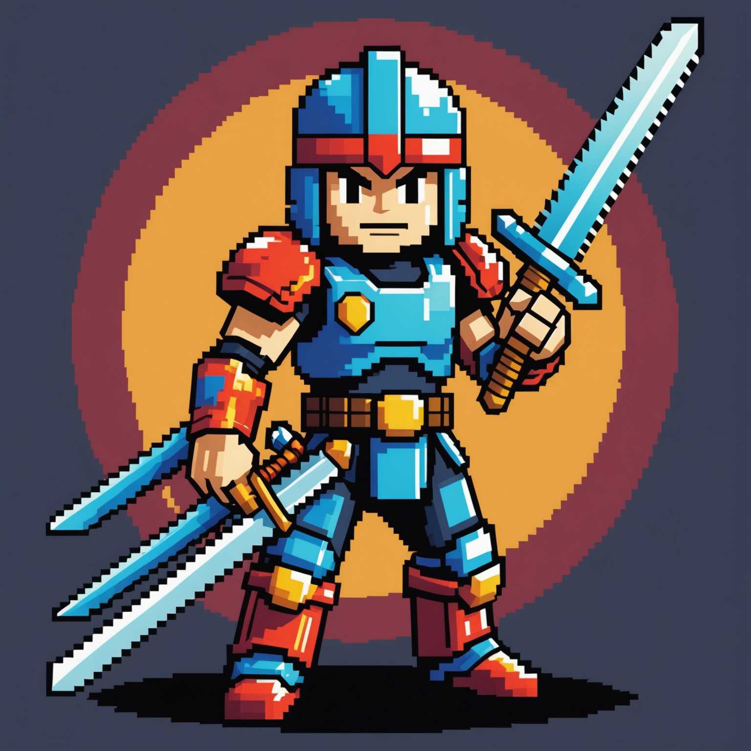 Das Bild zeigt eine Vielzahl von Retro-Pixel-Spielecharakteren, die in einem Raster angeordnet sind. Jeder Charakter wird als 8-Bit- oder 16-Bit-Style-Avatar dargestellt und zeigt eine Vielzahl von Farben und markanten Merkmalen. Zu den Charakteren gehören Krieger mit Schwertern, Zauberer mit Stäben, Prinzessinnen in Kleidern, Roboter mit leuchtenden Augen, Monster mit scharfen Zähnen und Tiere mit cartoonhaften Eigenschaften. Der Hintergrund ist eine einfarbige Fläche, die die lebendigen Pixelkunst-Designs der Charaktere hervorhebt.