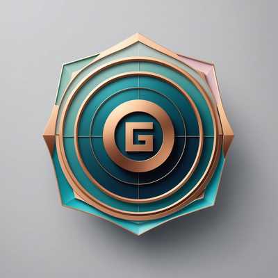 Das Bild zeigt ein dreidimensionales, aufwendig gestaltetes Logo, das für verschiedene Marken anpassbar ist. Das Logo hat eine saubere, moderne Ästhetik mit einem glänzenden Finish und nutzt Farbverläufe und Schatten, um seine Tiefe und Realismus zu betonen. Der Hintergrund ist eine neutrale, verlaufende Farbe, die das Logo hervorstechen lässt. Das Logo selbst ist eine geometrische Form mit glatten, geschwungenen Linien und möglicherweise abstrakten Elementen oder Initialen, die für unterschiedliche Markenidentitäten angepasst werden können.